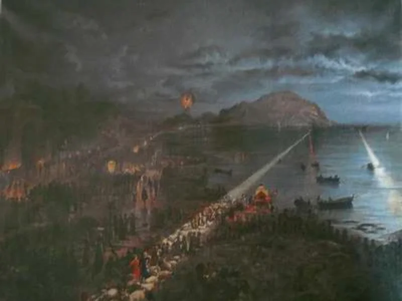 1861-Kiyohara Tama - La Notte dell'Ascensione